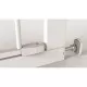 Poarta de siguranta Noma Easy Fit, presiune, 75-82 cm, metal alb, N93439 Poarta de siguranta Noma Easy Fit, presiune, 75-82 cm, metal alb, N93439