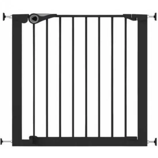 Poarta de siguranta Noma Easy Fit, presiune, 75-82 cm, metal negru, N94313 Poarta de siguranta Noma Easy Fit, presiune, 75-82 cm, metal negru, N94313