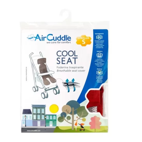 Protectie antitranspiratie pentru carucioare AirCuddle Cool Seat Stroller Red CS-S-RED Protectie antitranspiratie pentru carucioare AirCuddle Cool Seat Stroller Red CS-S-RED