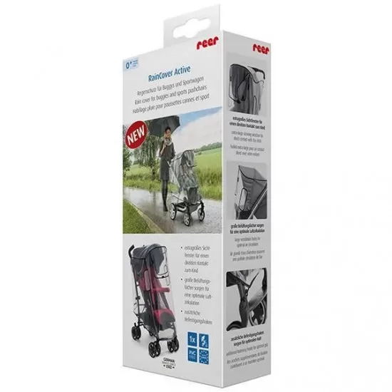 Protectie de ploaie pentru carucioare sport RainCover Active REER 70533