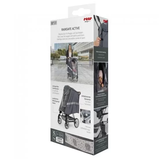 Protectie de ploaie pentru carucioare sport RainSafe Active REER 84041 Protectie de ploaie pentru carucioare sport RainSafe Active REER 84041