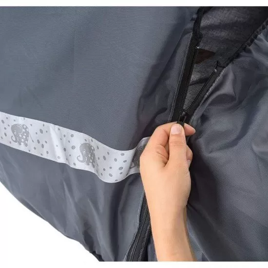 Protectie de ploaie universala cu fermoar pentru carucioare RainSafe Classic+ REER 84031 Protectie de ploaie universala cu fermoar pentru carucioare RainSafe Classic+ REER 84031