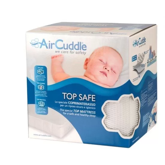 Protectie impermeabila antitranspiratie 3D pentru saltea 60x120 cm AirCuddle Top Safe TS-120 Protectie impermeabila antitranspiratie 3D pentru saltea 60x120 cm AirCuddle Top Safe TS-120