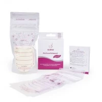 Set 20 pungi gradate 180 ml pentru depozitare lapte matern la frigider si congelator