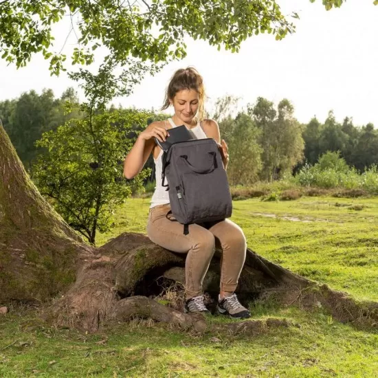 Rucsac multifunctional cu aleza pentru schimbat scutecul bebelusului, din plastic reciclat, Reer Growing Backpack Rucsac multifunctional cu aleza pentru schimbat scutecul bebelusului, din plastic reciclat, Reer Growing Backpack