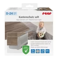 Set 2 benzi de protectie universala din spuma poliuretan pentru muchii si colturi, rezistente la muscaturi, gri, 2 x 1 m, Reer