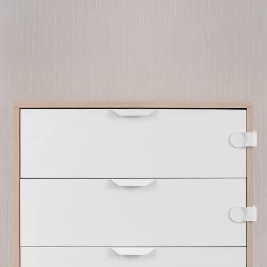 Set 3 sigurante pentru blocare sertare si usi de dulapuri REER 71080 Set 3 sigurante pentru blocare sertare si usi de dulapuri REER 71080
