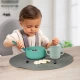 Set 4 piese vesela din silicon pentru mancarea copiilor (farfurie, castron, canuta, lingurita), fara BPA, lavabile in masina de spalat vase, de la 6 luni, verde, Reer Set 4 piese vesela din silicon pentru mancarea copiilor (farfurie, castron, canuta, lingurita), fara BPA, lavabile in masina de spalat vase, de la 6 luni, verde, Reer