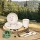 Set 5 piese vesela pentru mancarea copiilor, din materiale naturale, fara BPA, fara melamina, lavabile in masina de spalat vase, Reer Growing 22020 Set 5 piese vesela pentru mancarea copiilor, din materiale naturale, fara BPA, fara melamina, lavabile in masina de spalat vase, Reer Growing 22020