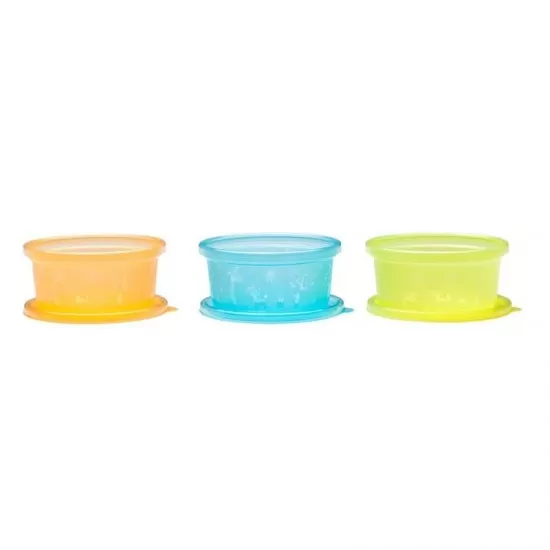 Set 6 boluri cu capac pentru alimente 0+ Nip Set 6 boluri cu capac pentru alimente 0+ Nip