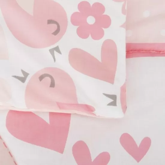 Set de pat 2 piese pentru bebelusi Comfi-Dreams Lovebirds 843022 Set de pat 2 piese pentru bebelusi Comfi-Dreams Lovebirds 843022