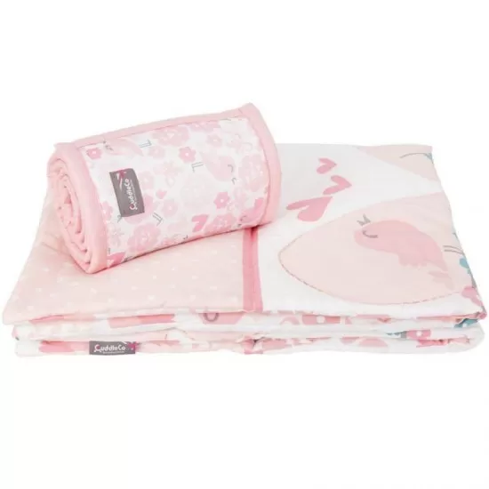 Set de pat 2 piese pentru bebelusi Comfi-Dreams Lovebirds 843022 Set de pat 2 piese pentru bebelusi Comfi-Dreams Lovebirds 843022