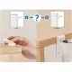 Set fixare anti-inclinare mobilier Reer 73020 Set fixare anti-inclinare mobilier Reer 73020