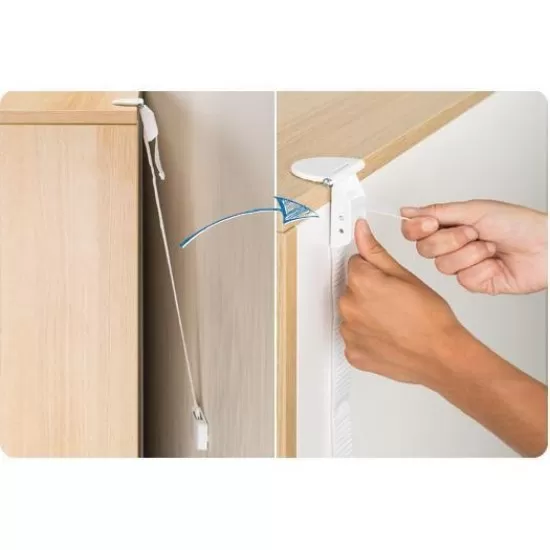 Set fixare anti-inclinare mobilier Reer 73020 Set fixare anti-inclinare mobilier Reer 73020