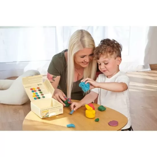 Set 4 culori plastilina organica pentru copii Grunspecht