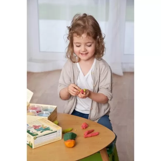 Set 4 culori plastilina organica pentru copii Grunspecht