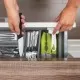Set sigurante pentru sertare de tacamuri, 2 bucati, albe, montare cu adeziv sau surub, Reer 71090