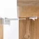 Set sigurante pentru sertare de tacamuri, 2 bucati, albe, montare cu adeziv sau surub, Reer 71090