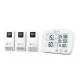 Set Termometru si higrometru digital cu 3 transmitatoare wireless externe Airbi TRIO BI1030 