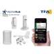 Sistem meteo SmartHome cu masurare temperatura, umiditate, precipitatii si viteza vant, data logger cu comunicare cu smartphone Weatherhub, TFA 31.4005.02
