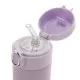 Sticla de baut cu pai din silicon pentru copii, din otel inoxidabil, 350ml, violet, Reer Sticla de baut cu pai din silicon pentru copii, din otel inoxidabil, 350ml, violet, Reer