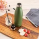 Sticla de baut termoizolanta din otel inoxidabil vidat Colour, 500 ml, verde, Reer 90803 Sticla de baut termoizolanta din otel inoxidabil vidat Colour, 500 ml, verde, Reer 90803