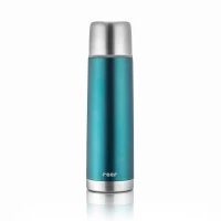 Sticla termos din otel inoxidabil vidat ColourCup, 450 ml, albastru, Reer