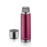 Sticla termos din otel inoxidabil vidat ColourCup, 450 ml, rosu, Reer