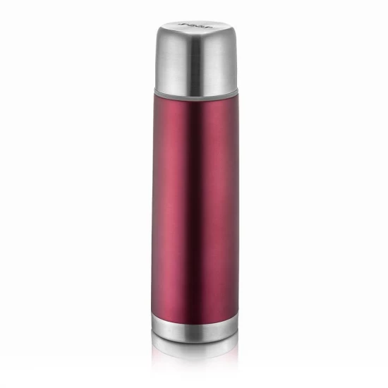 Sticla termos din otel inoxidabil vidat ColourDesign, 450 ml, rosu, Reer 90504 Sticla termos din otel inoxidabil vidat ColourDesign, 450 ml, rosu, Reer 90504