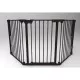 Tarc de siguranta modular cu 3 panouri metal negru Noma