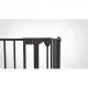 Tarc de siguranta modular cu 3 panouri metal negru Noma