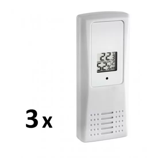 Termo-Higrometru cu 3 senzori wireless TFA 30.3054.10 Termo-Higrometru cu 3 senzori wireless TFA 30.3054.10
