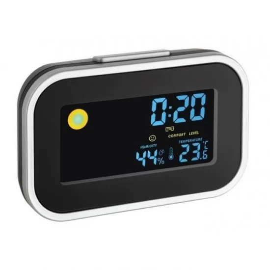 Termo-higrometru cu ceas si alarma TFA 60.2015 Termo-higrometru cu ceas si alarma TFA 60.2015