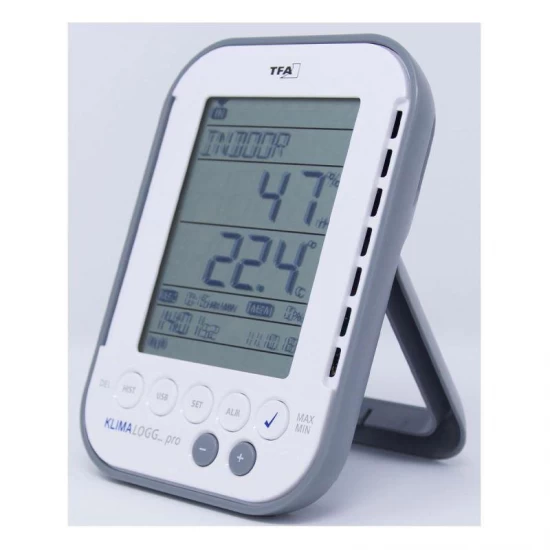Termo-higrometru profesional cu functie de inregistrare a datelor tip Data Logger, KLIMALOGG PRO TFA 30.3039.IT Termo-higrometru profesional cu functie de inregistrare a datelor tip Data Logger, KLIMALOGG PRO TFA 30.3039.IT