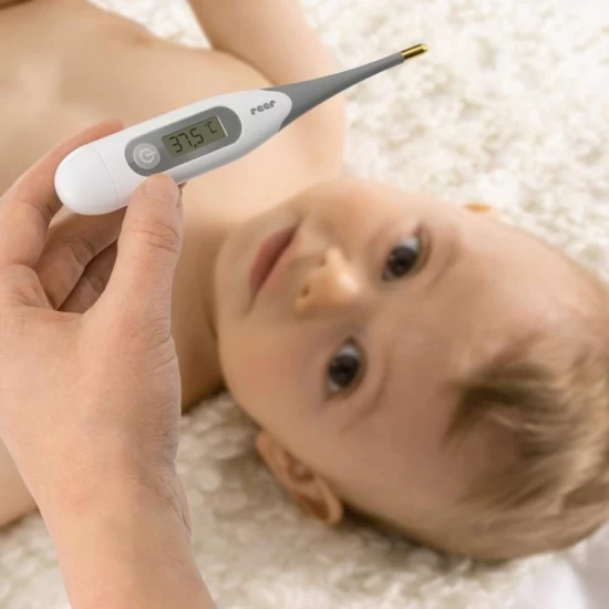 Termometru medical digital antialergic cu varf flexibil si masurare in 10 secunde, Reer ExpressTemp