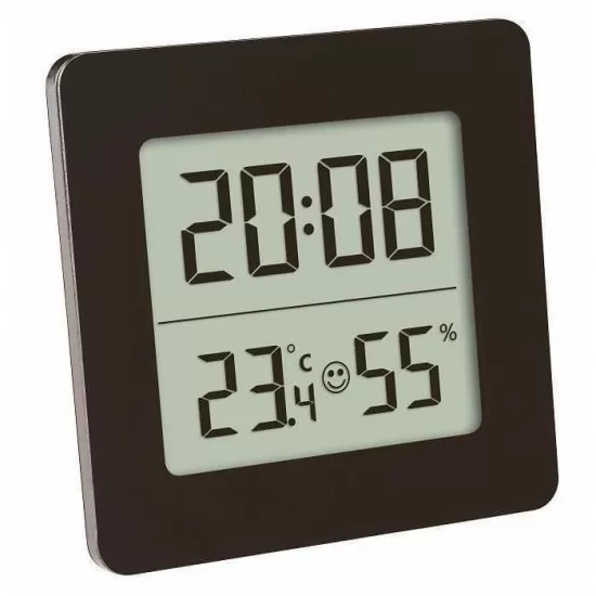 Termometru si higrometru digital cu ceas si alarma TFA 30.5038.01 Termometru si higrometru digital cu ceas si alarma TFA 30.5038.01