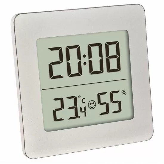 Termometru si higrometru digital cu ceas si alarma TFA 30.5038.54 Termometru si higrometru digital cu ceas si alarma TFA 30.5038.54