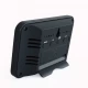 Termometru si higrometru digital de camera, ceas cu alarma, memorie, suport expandabil, negru, AirBi LINE BI1052 Termometru si higrometru digital de camera, ceas cu alarma, memorie, suport expandabil, negru, AirBi LINE BI1052