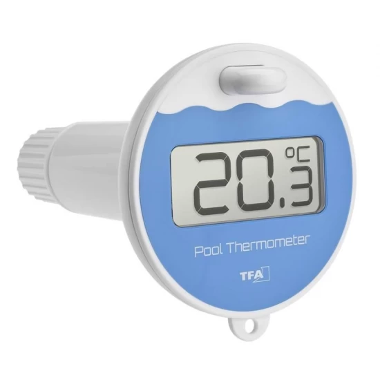 Termometru si higrometru digital de camera cu senzor wireless pentru piscina Marbella, negru, TFA 30.3066.01 Termometru si higrometru digital de camera cu senzor wireless pentru piscina Marbella, negru, TFA 30.3066.01