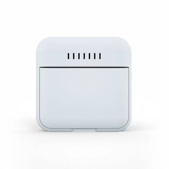 Termometru si higrometru digital de camera, ecran LCD, memorie, suport expandabil cu magnet, alb, AirBi SMILE BI1040