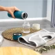 Termos din otel inoxidabil, potrivit pentru bebelusi, mentine apa calda 12 ore, Reer, 450 ml, fara BPA, albastru