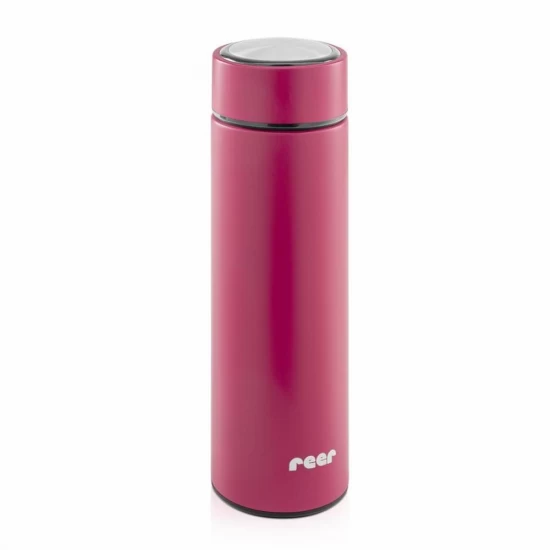 Termos din otel inoxidabil vidat ColourDesign, 450 ml, rosu, Reer 90014 Termos din otel inoxidabil vidat ColourDesign, 450 ml, rosu, Reer 90014