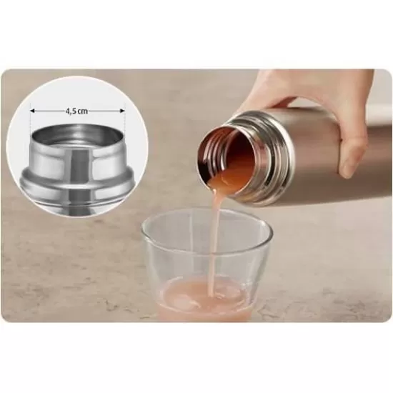 Termos din otel inoxidabil vidat Pure 300 ml Reer 90308 Termos din otel inoxidabil vidat Pure 300 ml Reer 90308