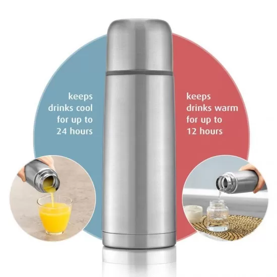 Termos din otel inoxidabil vidat Pure 300 ml Reer 90308 Termos din otel inoxidabil vidat Pure 300 ml Reer 90308