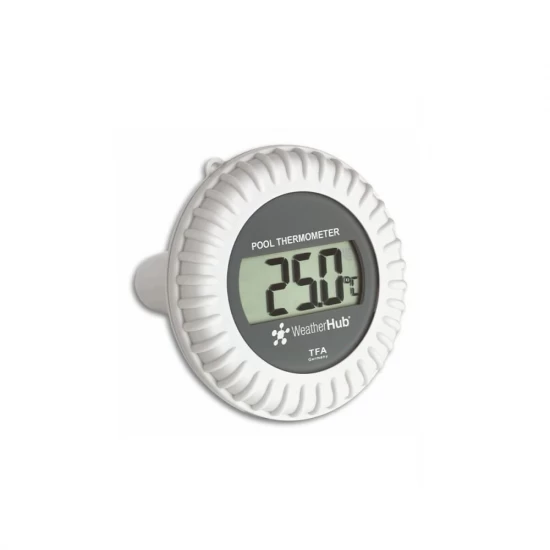 Transmitator wireless pentru temperatura si umiditate, cu senzor extern pentru temperatura apei din piscina, WeatherHub TFA 30.3310.02 Transmitator wireless pentru temperatura si umiditate, cu senzor extern pentru temperatura apei din piscina, WeatherHub TFA 30.3310.02