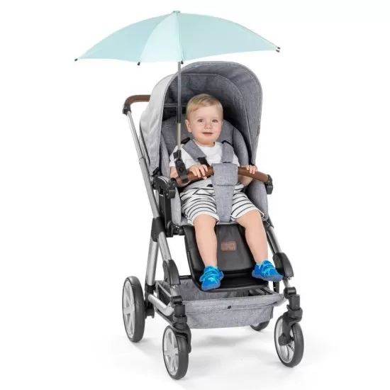 Umbreluta de soare ajustabila cu protectie solara UV 50+ pentru carucior bebelusi Reer ShineSafe Mint