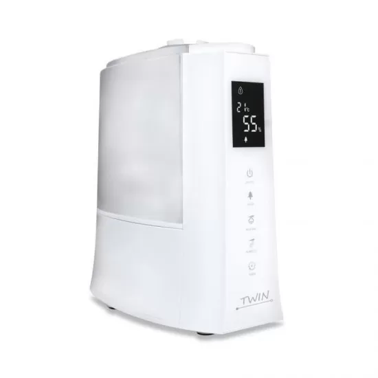 Umidificator cu ionizare si difuzor arome Twin alb Airbi BI3222 Umidificator cu ionizare si difuzor arome Twin alb Airbi BI3222