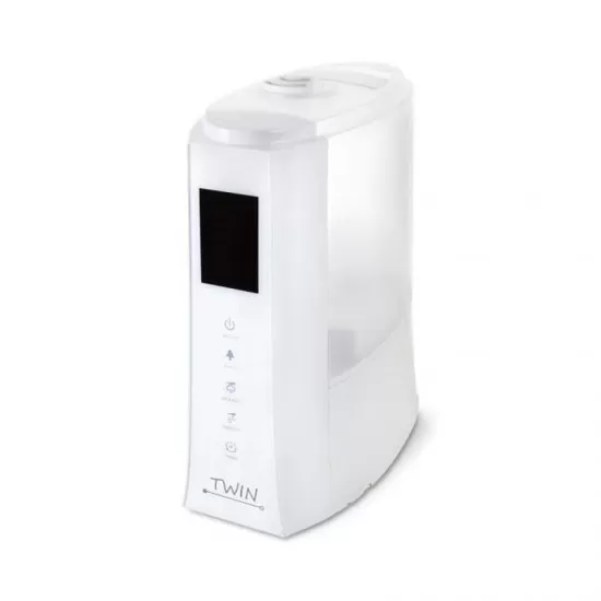 Umidificator cu ionizare si difuzor arome Twin alb Airbi BI3222 Umidificator cu ionizare si difuzor arome Twin alb Airbi BI3222