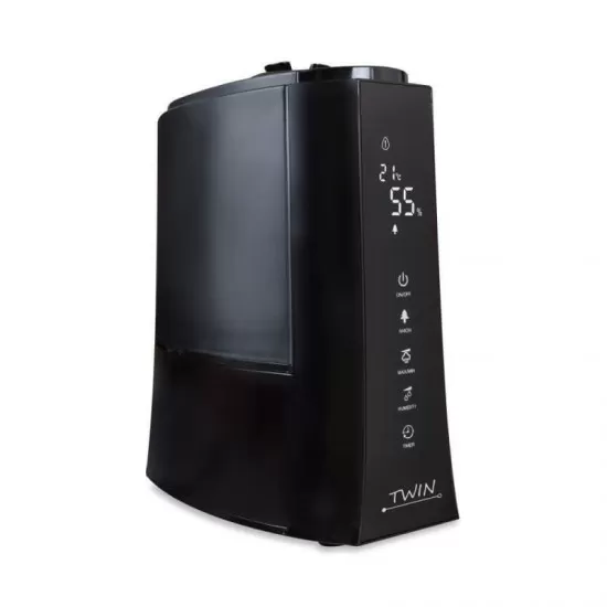 Umidificator cu ionizare si difuzor arome TWIN negru, Airbi BI3221 Umidificator cu ionizare si difuzor arome TWIN negru, Airbi BI3221