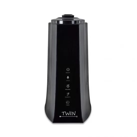 Umidificator cu ionizare si difuzor arome TWIN negru, Airbi BI3221 Umidificator cu ionizare si difuzor arome TWIN negru, Airbi BI3221